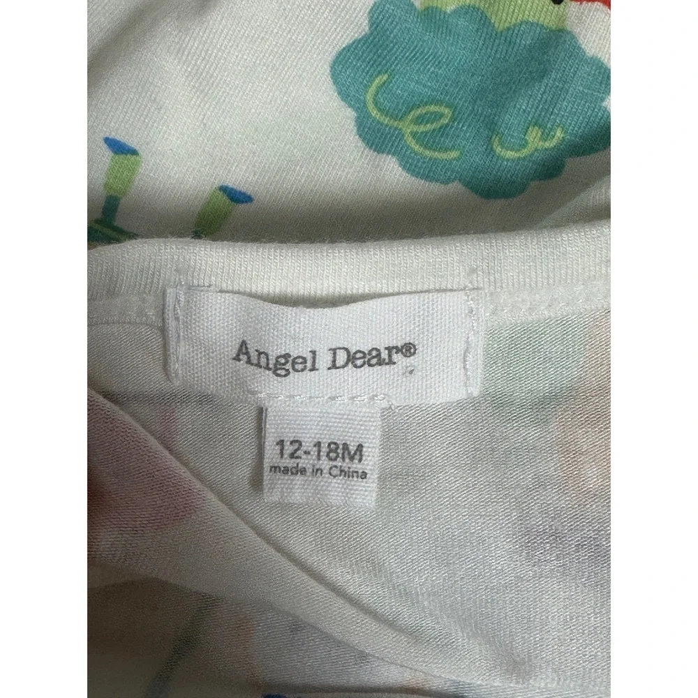 Baby Bodysuits Lot of 3 12-18M Christmas/Plaid/Vegetable